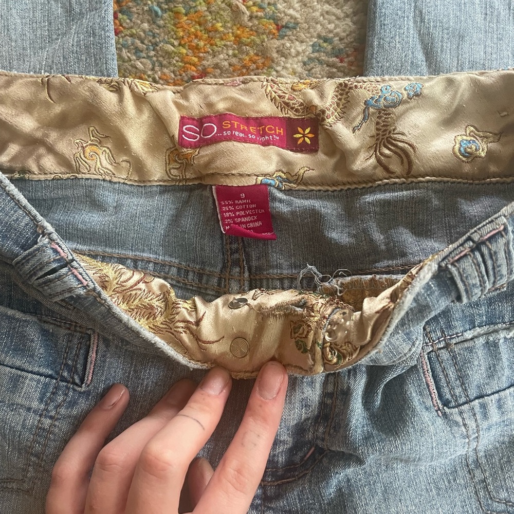 Low Rise Flare Jeans